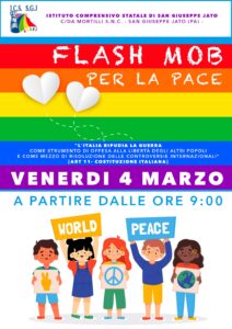 flash mob per la pace san giuseppe jato